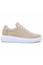 BESKAR KB 047 Bej Süet Görünümlü Erkek Günlük Sneaker Ayakkabı — görsel 3