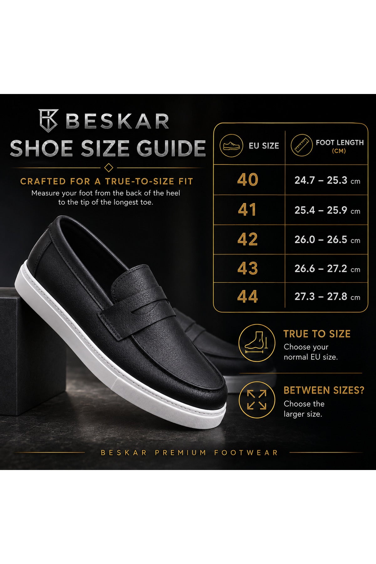 BESKAR BA0580 Siyah Cilt Beyaz Taban Kuşaklı Kalın Tabanlı Erkek Loafer Ayakkabı — görsel 8