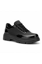 BESKAR BA0243 Kömür Rugan Paraşüt Detaylı Bağcıklı Erkek Sneaker — görsel 1