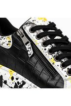 BESKAR KB 02 Siyah Sarı Dokulu Bağcıklı Erkek Sneaker — görsel 6