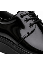 BESKAR KB X3 Kömür Rugan Bağcıklı Erkek Günlük Sneaker Ayakkabı — görsel 4