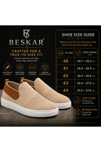 BESKAR KB 114 Bej Taba Bağcıksız Triko Erkek Günlük Sneaker — görsel 8