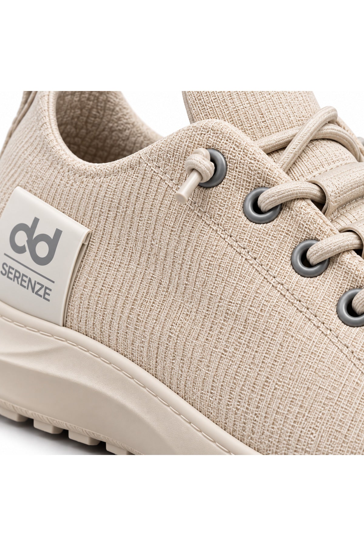 BESKAR BA0248 Krem Esnek Bağcıklı Erkek Günlük Sneaker — görsel 4