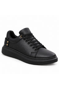 BESKAR KB 047 Erkek Günlük Sneaker Ayakkabı — Kömür Cilt