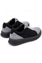BESKAR KB 007 Siyah Gri Tek Bant Cırtlı Erkek Günlük Sneaker — görsel 5