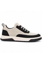 BESKAR BA0911 Bej Siyah Triko Erkek Günlük Sneaker Ayakkabı — görsel 3