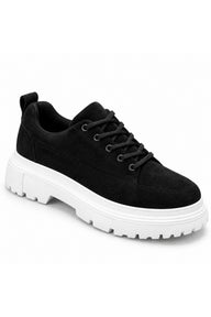 BESKAR KB 702 Erkek Günlük Sneaker Ayakkabı — Siyah Süet