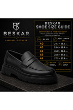 BESKAR KB X11 Kömür Cilt Erkek Klasik ve Günlük Ayakkabı — görsel 8