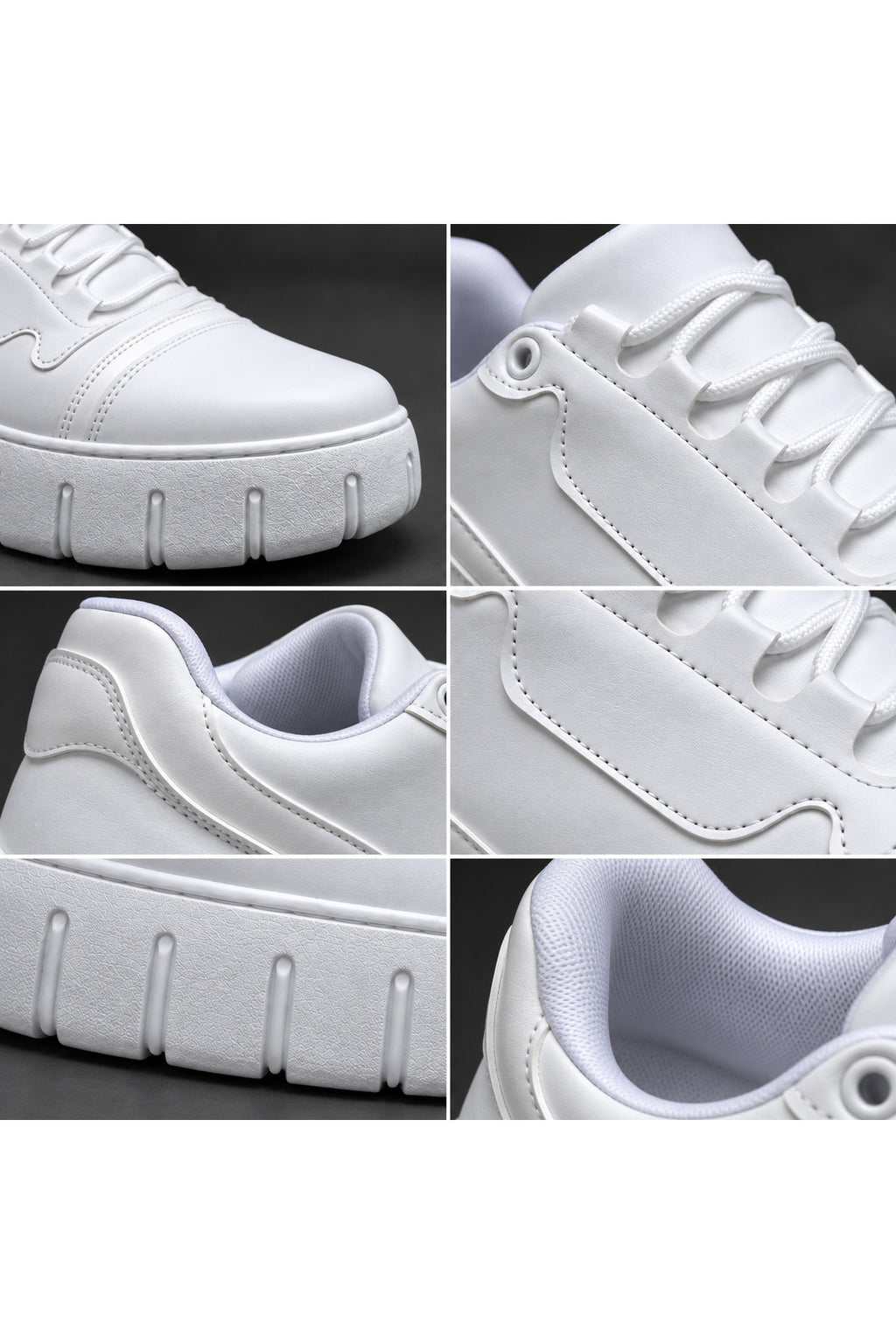 BESKAR BA0666 Beyaz Erkek Günlük Sneaker Ayakkabı — görsel 7