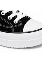 BESKAR KB CX3 Siyah Keten Görünümlü Erkek Sneaker — görsel 6