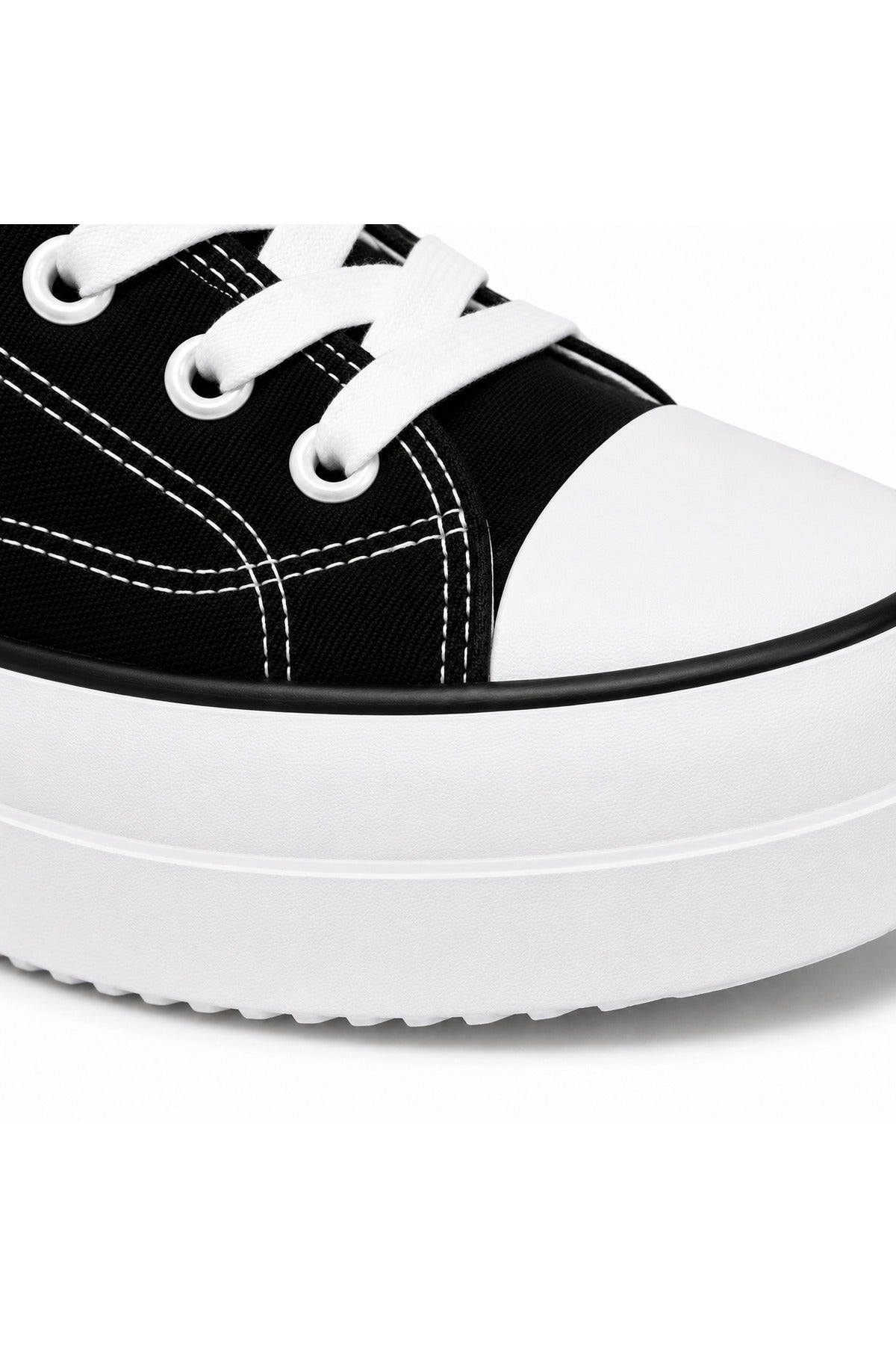 BESKAR KB CX3 Siyah Keten Görünümlü Erkek Sneaker — görsel 6