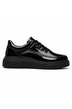 BESKAR KB X12 Kömür Rugan Erkek Günlük Sneaker Ayakkabı — görsel 3