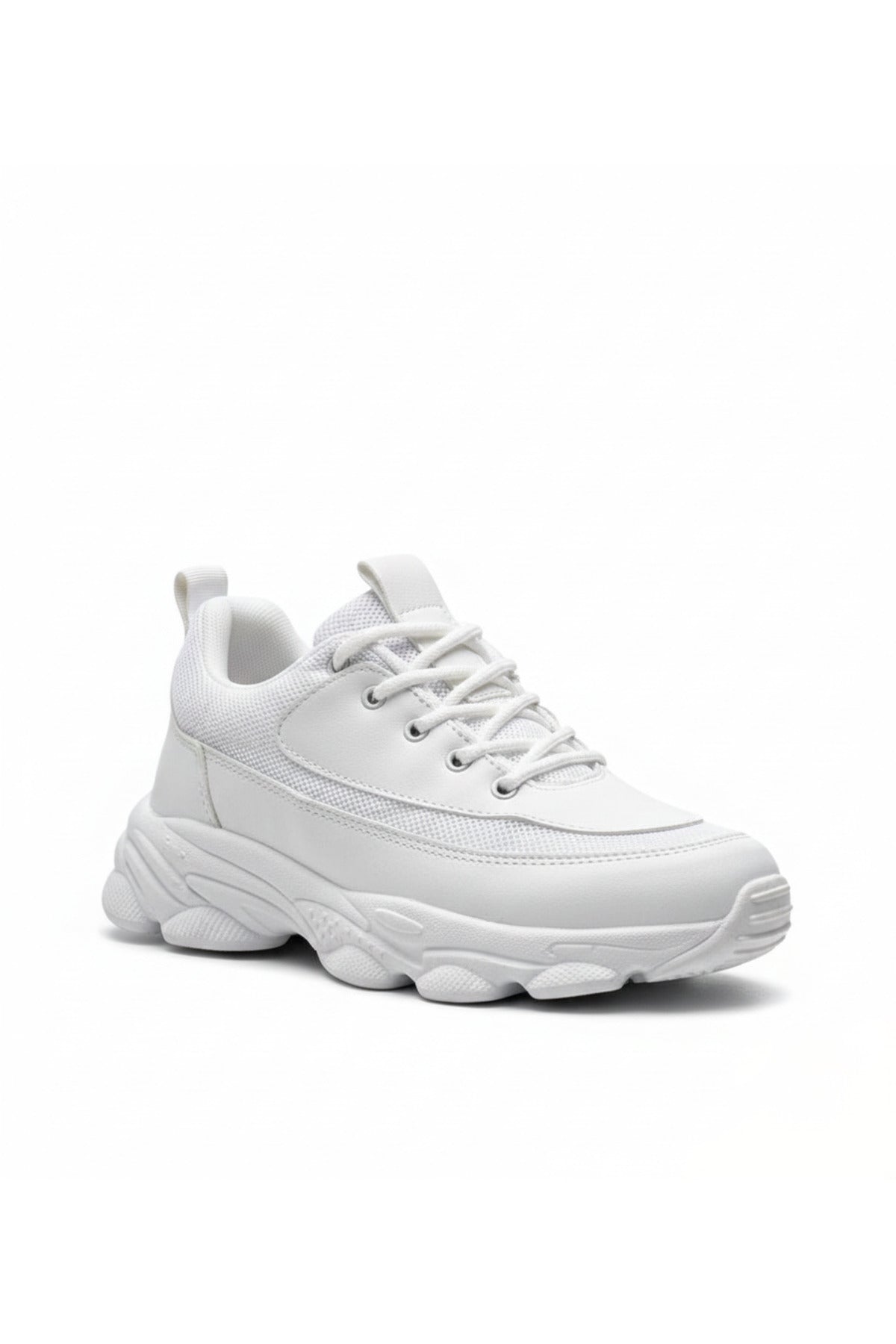 BESKAR KB 707 Beyaz Cilt Erkek Günlük Sneaker Ayakkabı — görsel 1