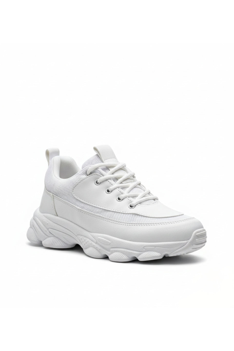 BESKAR KB 707 Beyaz Cilt Erkek Günlük Sneaker Ayakkabı