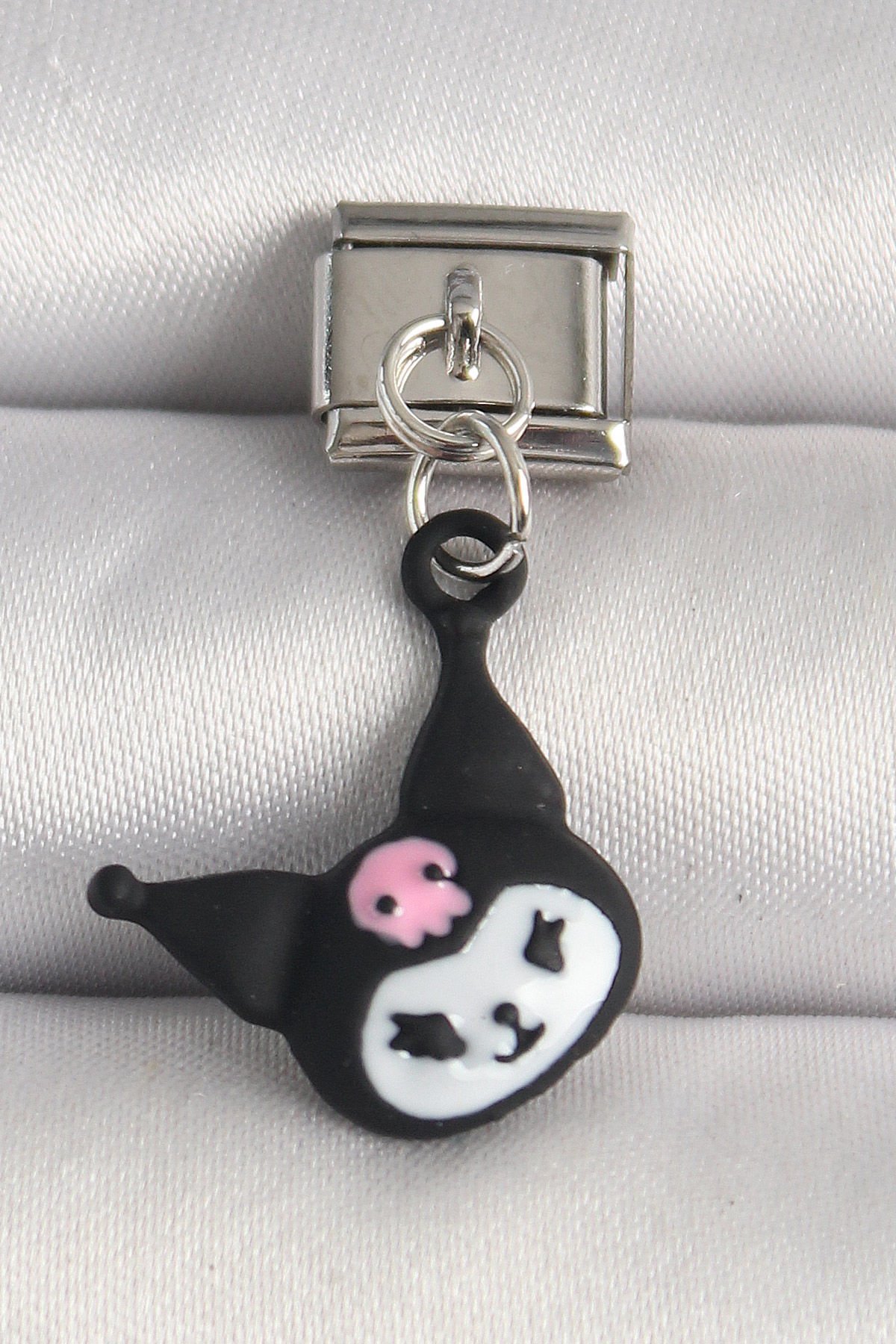 316L Çelik Gümüş Renk Kuromi Model Nomination Charm