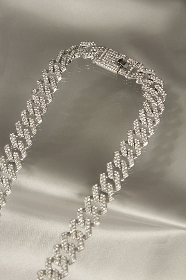 Yeni Sezon Zirkon Taşlı Şık Tasarımlı Kadın Çelik Kolye