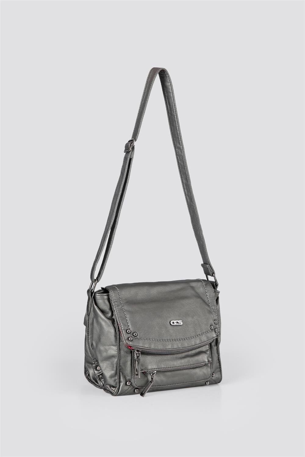 Witer Platin Cilt Omuz Çantası