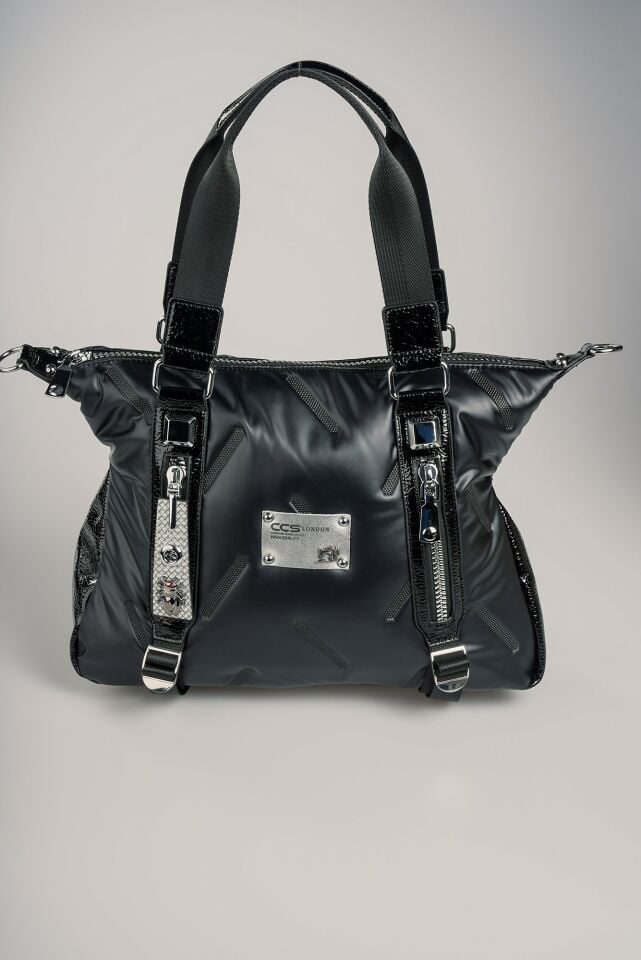 Tiven Siyah Cilt Omuz Ve Kol Çantası