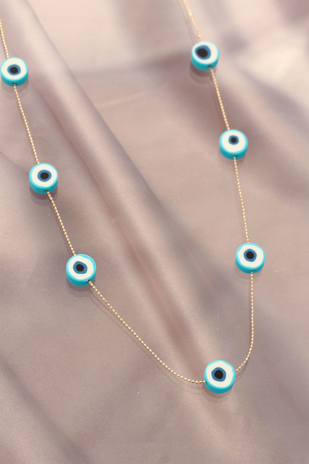 Nazar Boncuk Model Fimo Kolye