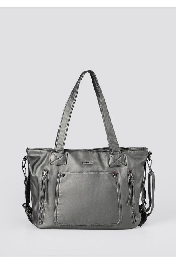 Lonti Platin Cilt Omuz Çantası