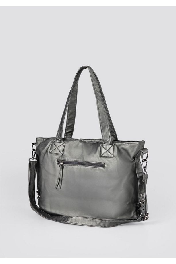 Lonti Platin Cilt Omuz Çantası