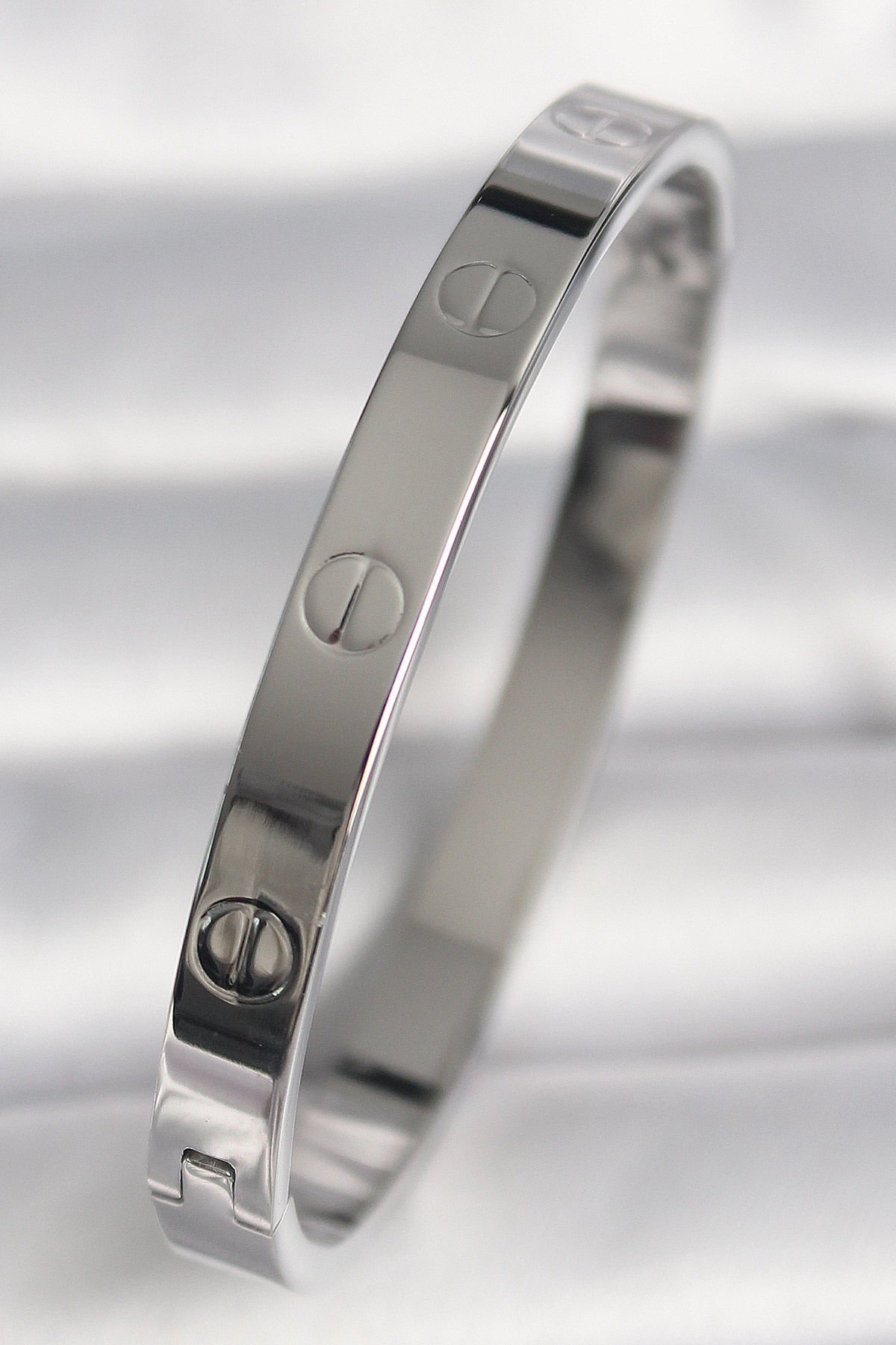 316L Çelik Gümüş Renk Model Baby Boy Kadın Bilezik