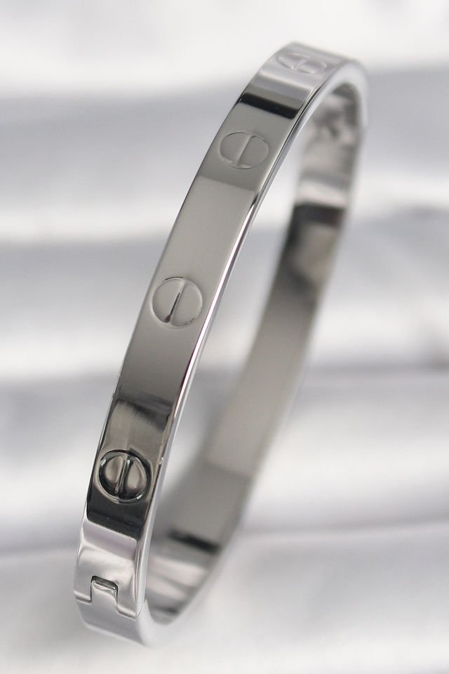 316L Çelik Gümüş Renk Model Baby Boy Kadın Bilezik