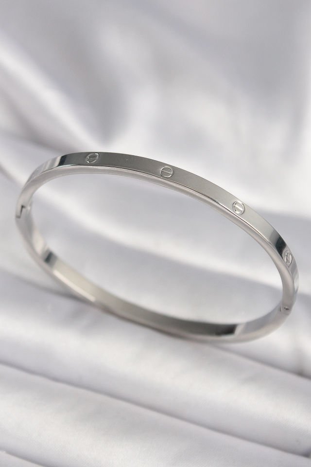 316L Çelik Gümüş Renk Model Kadın Bileklik