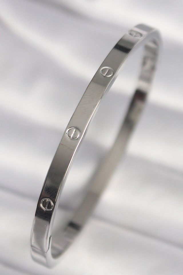 316L Çelik Gümüş Renk Model Kadın Bileklik