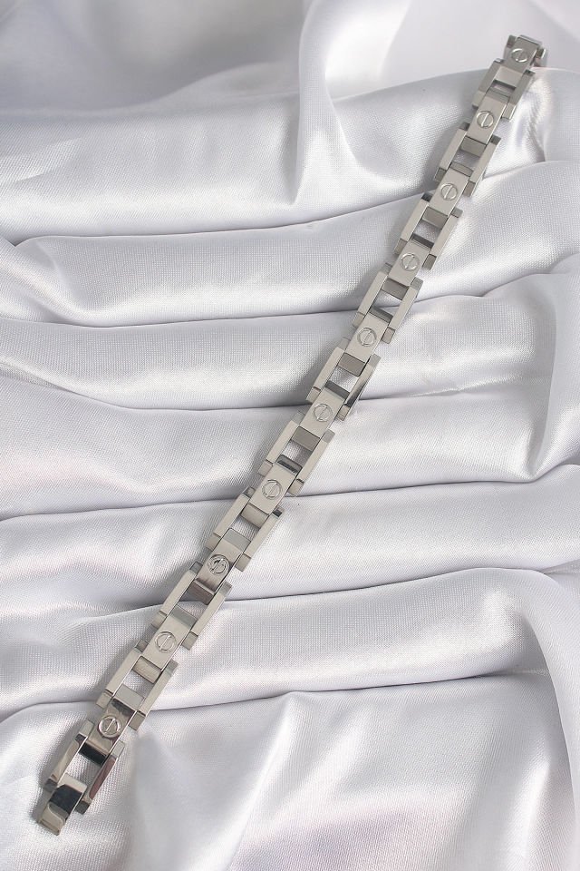 316L Çelik Gümüş  Unisex Bileklik